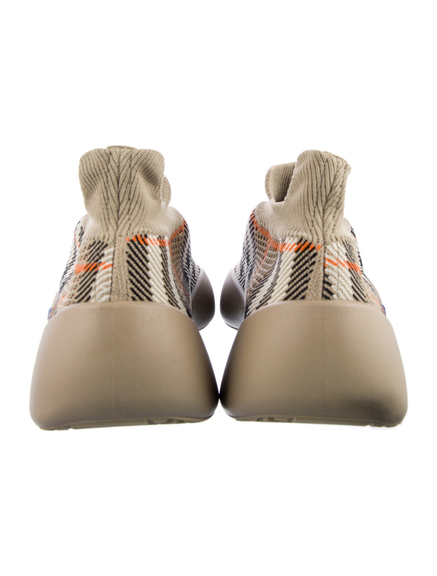 Burberry Plaid Print Sneakers